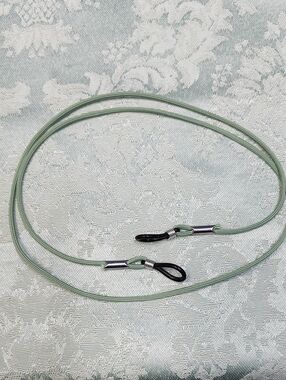 Sage Green Eyewear Elastic Cord with Silver Accents!